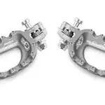 Repose-pieds S3 Curve aluminium argent