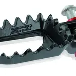 Repose-pieds S3 Hard Rock position centrale acier noir