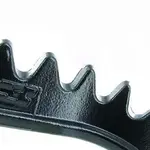 Repose-pieds S3 Hard Rock position centrale acier noir