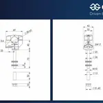 Pontets de guidon GILLES TOOLING 2DGT réglables noir