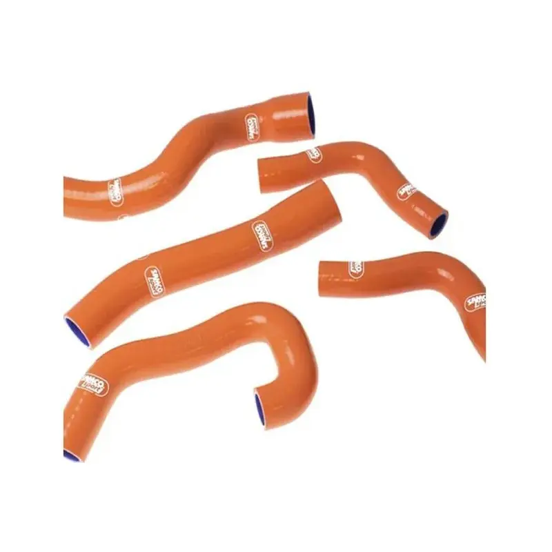 Durites de radiateur SAMCO type origine orange - 4 durites KTM