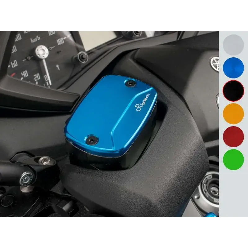 Couvercle de maître-cylindre de frein avant/arrière LIGHTECH alu noir Yamaha T-Max 500/530