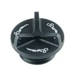 Bouchon de carter d&#039;huile LIGHTECH 2 trous noir M22 x 1,5
