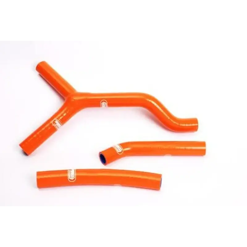 Durites de radiateur SAMCO kit transformation Y orange - 3 durites KTM SX125/250