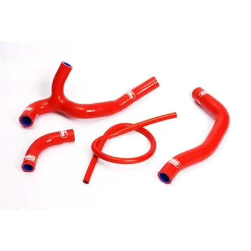 Durites de radiateur SAMCO kit transformation Y rouge - 4 durites Honda CRF450R