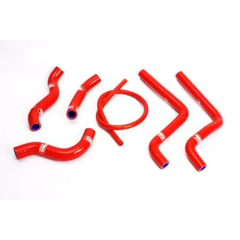 Durites de radiateur SAMCO type origine rouge - 6 durites Honda CR125R