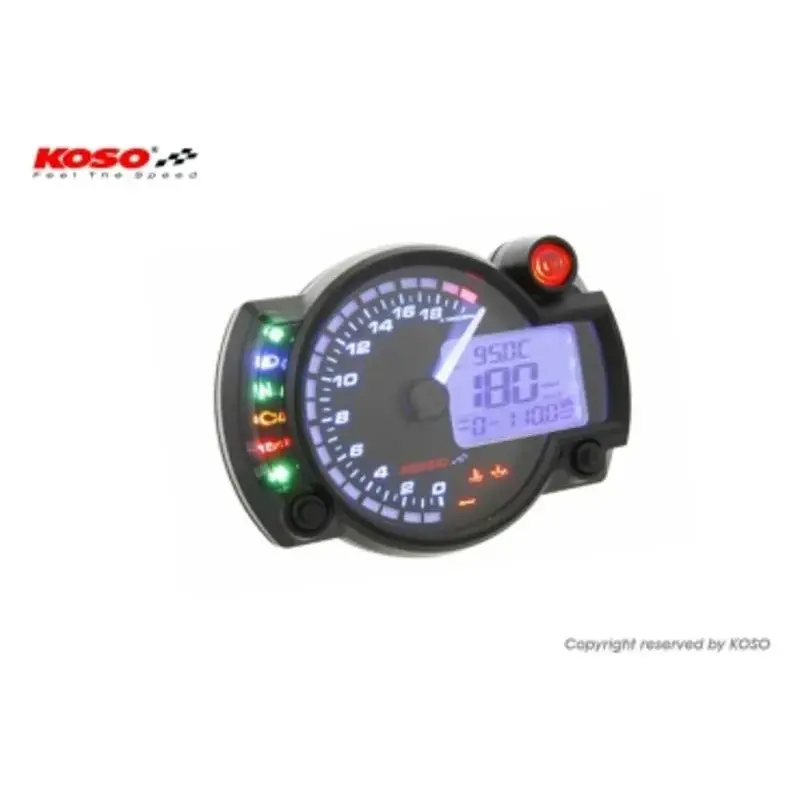Compteur digital multifonction KOSO RX2N+ GP Style universel (20 000 T/Min)