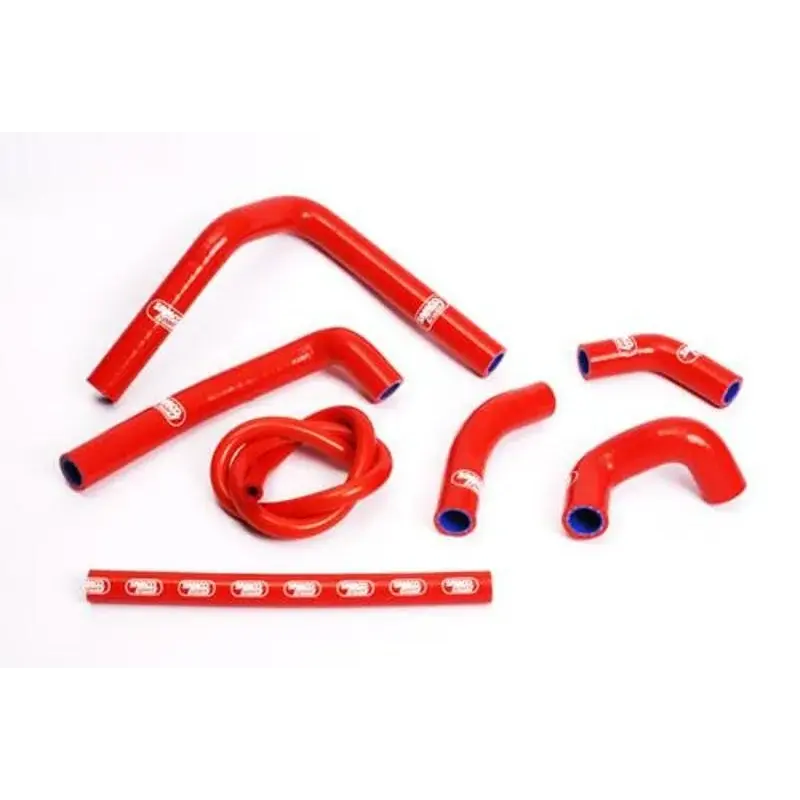 Durites de radiateur SAMCO type origine rouge - 7 durites Honda CR250R