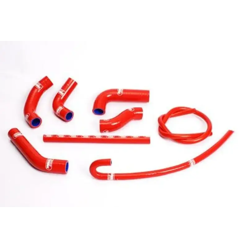 Durites de radiateur SAMCO type origine rouge - 8 durites Honda XR650R