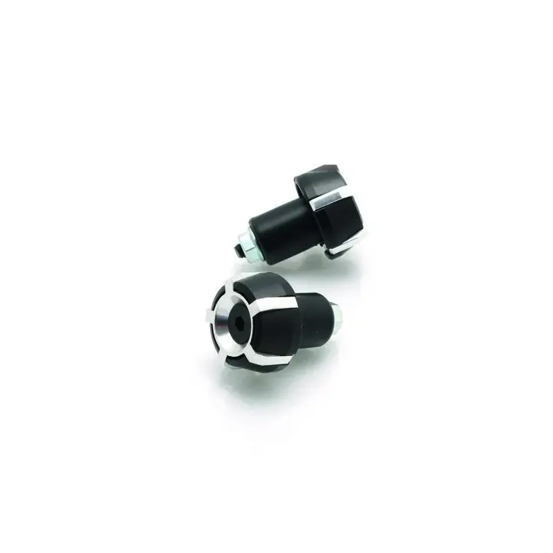 Embouts de guidon V PARTS Spark Ø18mm Noir/Argent