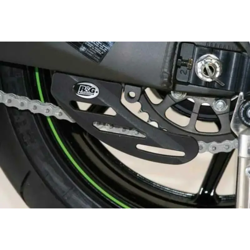 Protège couronne R&G RACING type dent de requin ABS noir