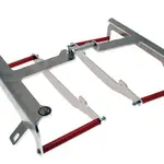 Protection de radiateur AXP alu rouge Honda CRF450R