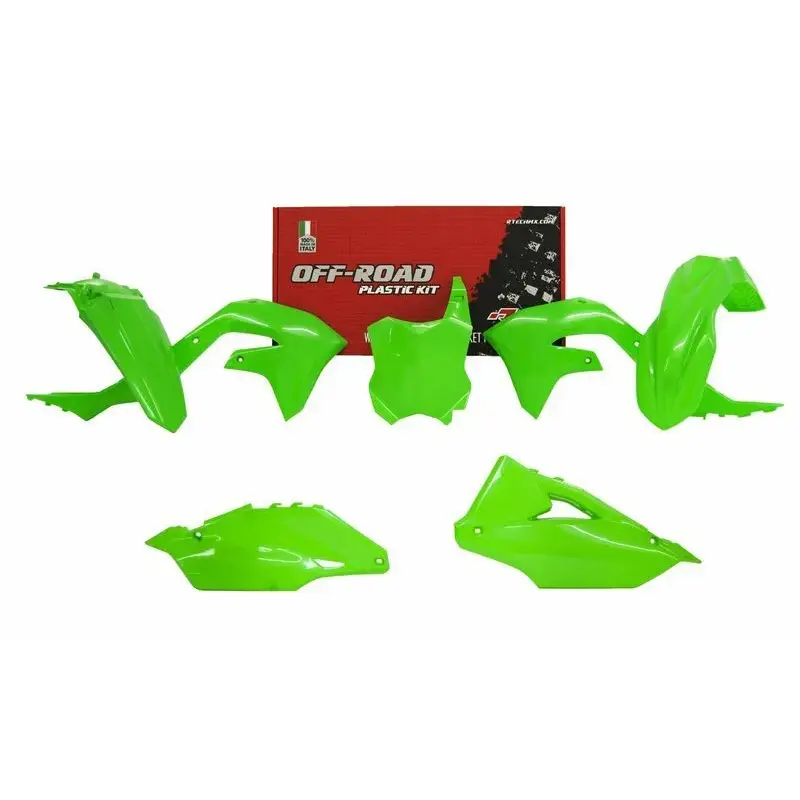 Kit plastique RACETECH vert fluo Kawasaki KX450F