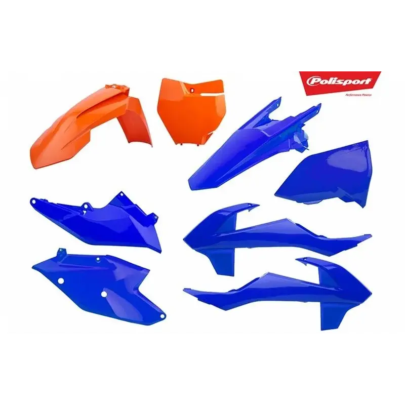 Kit plastiques polisport orange/bleu ktm sx/sx-f