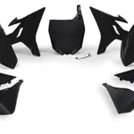 Kit plastiques de rechange RACETECH Revolution noir Yamaha YZ125/250