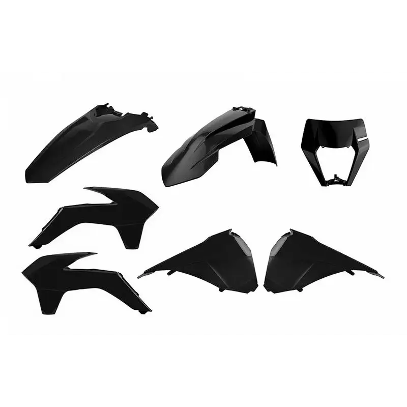 Kit plastique POLISPORT Enduro Restyle noir KTM EXC/EXC-F