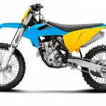 Kit plastique POLISPORT MX Vintage Edition bleu/jaune KTM SX/SX-F