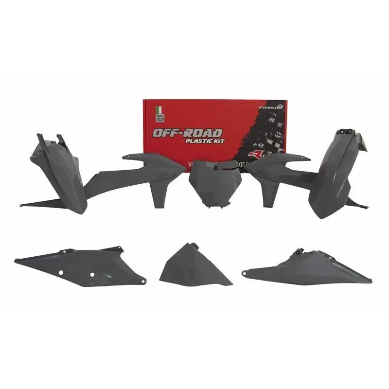 Kit plastiques RACETECH gris KTM SX
