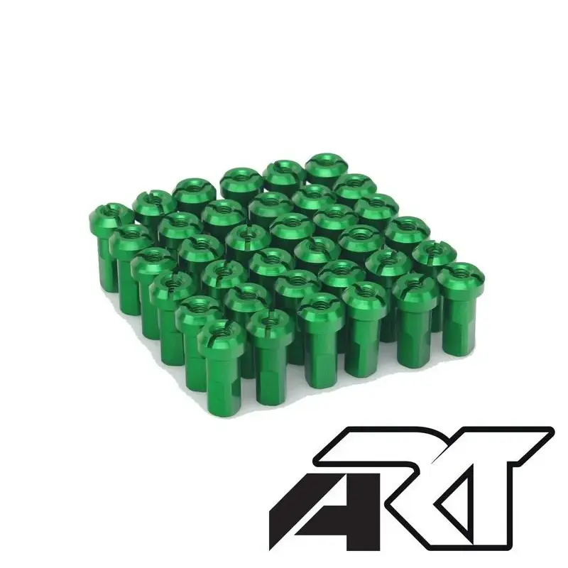 Kit têtes de rayon universel anodisées A.R.T vert