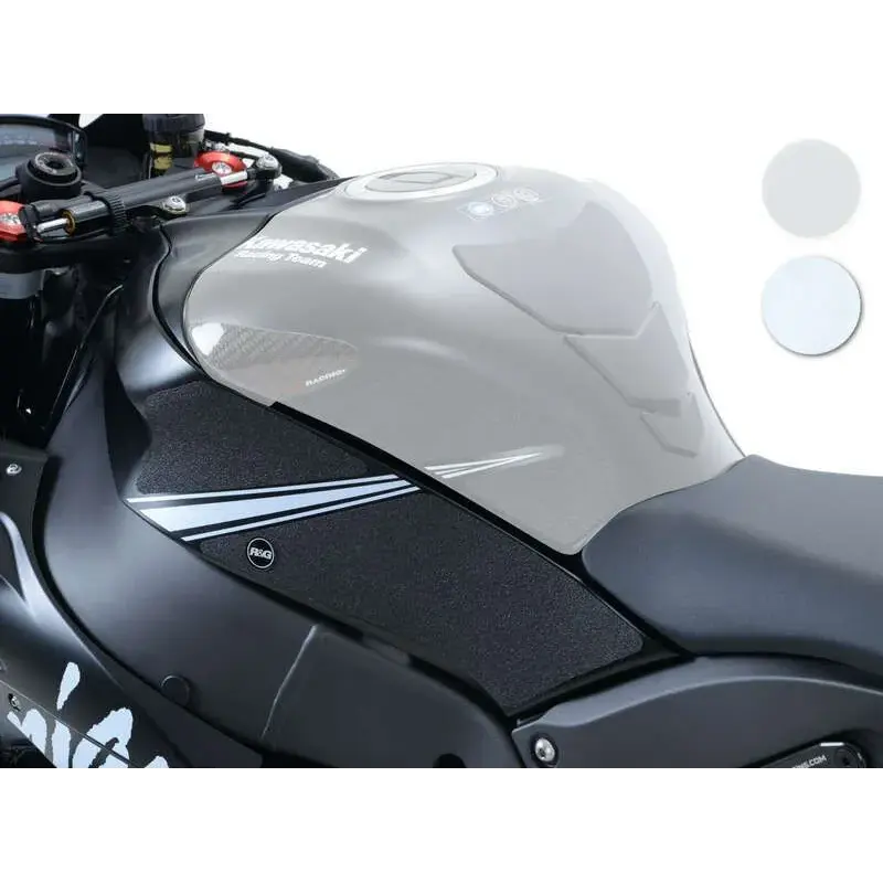 Kit grip de réservoir R&G RACING translucide (4 pièces) Kawasaki ZX10R