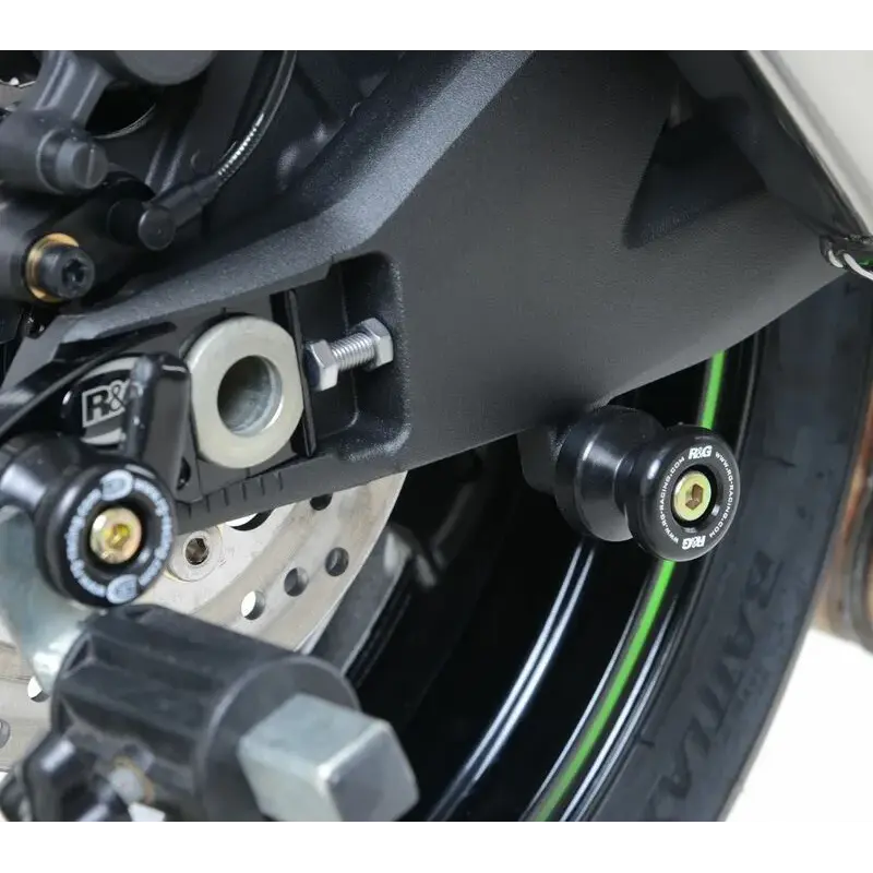 Pions de bras oscillant R&G RACING noir Kawasaki ZX-10R