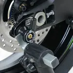 Pions de bras oscillant déportés R&amp;G RACING avec platine noir Kawasaki ZX-10R