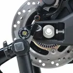 Pions de bras oscillant déportés R&amp;G RACING avec platine noir Kawasaki ZX-10R