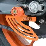 Protège couronne R&amp;G RACING aluminium orange KTM RC125/200/390
