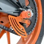 Protège couronne R&amp;G RACING aluminium orange KTM RC125/200/390