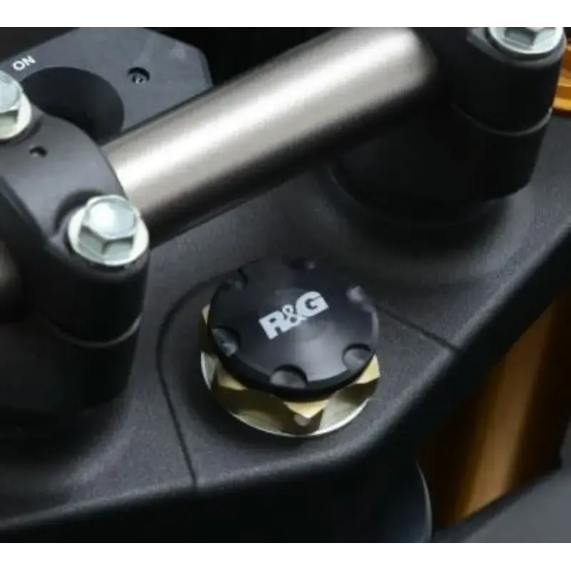 Insert écrou de direction R&G RACING noir Honda CRF1000L Africa Twin