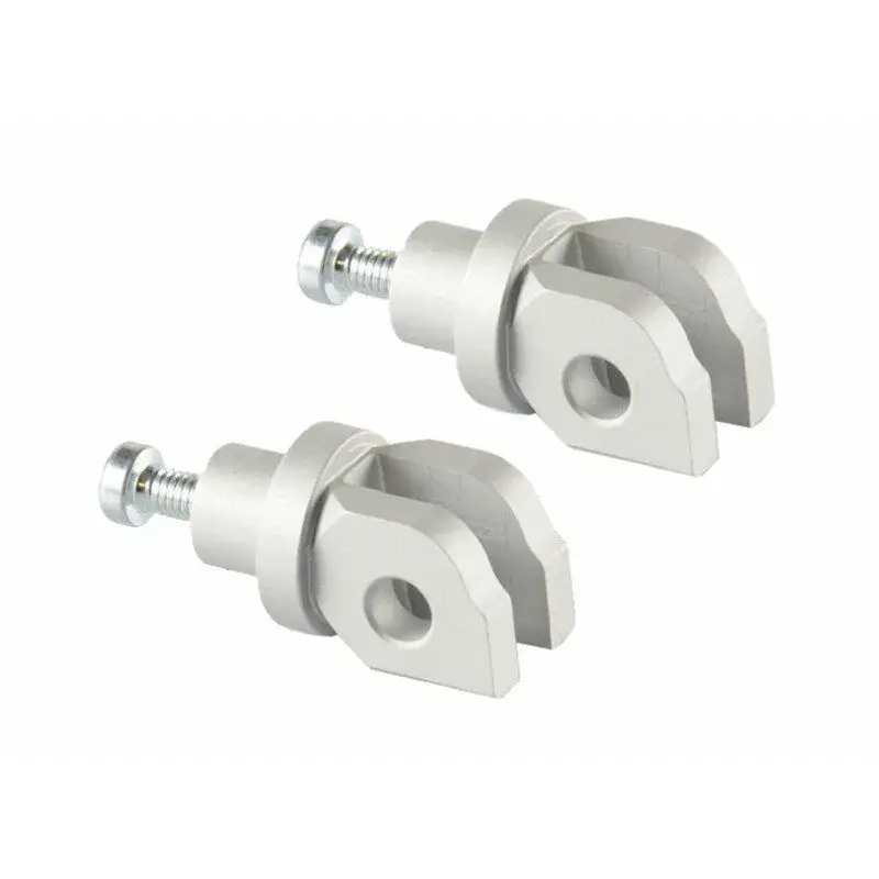 Supports de repose-pieds avant LIGHTECH argent Kawasaki