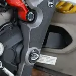 Adhésif anti-frottement R&amp;G RACING cadre noir 3 pièces Ducati Multistrada 1200/1200 S