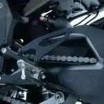 Adhésif anti-frottement R&amp;G RACING cadre/bras oscillant noir 4 pièces Yamaha YZF-R1/R1M