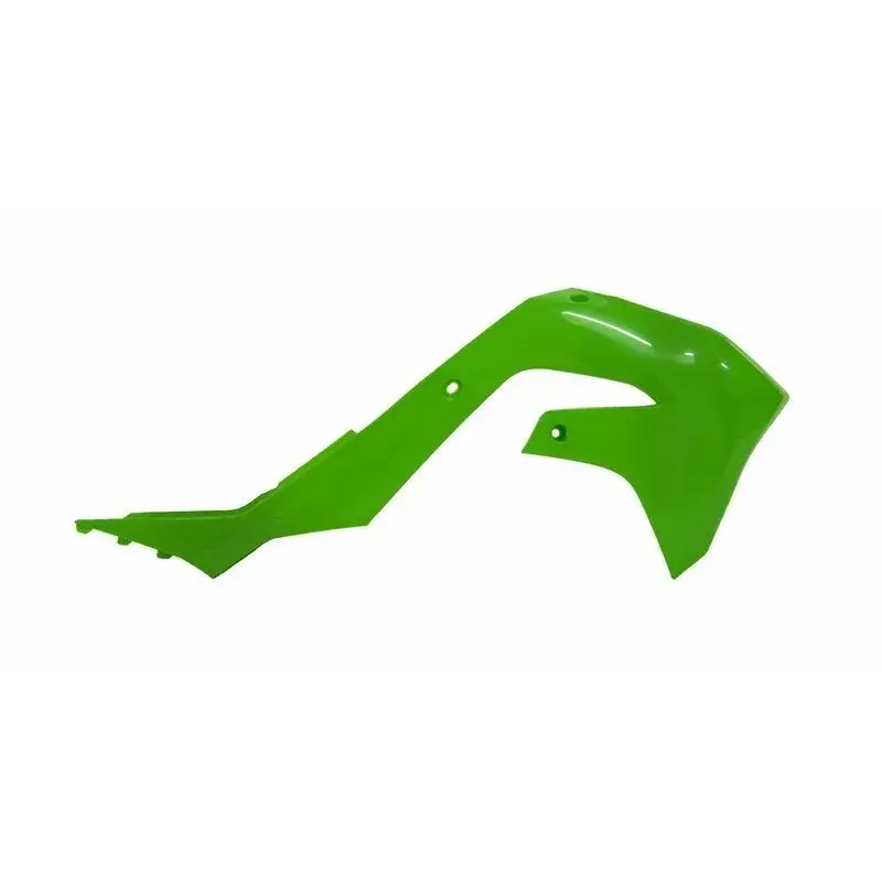 Ouïes de radiateur RACETECH vert Kawasaki KX450F