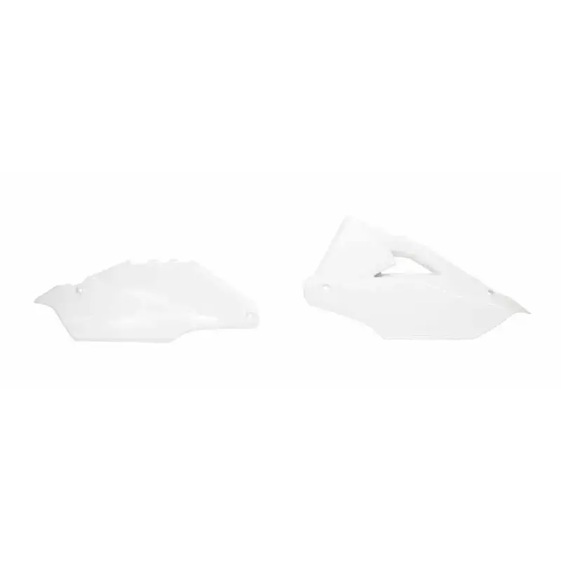 Plaques latérales RACETECH blanc Kawasaki KX450F