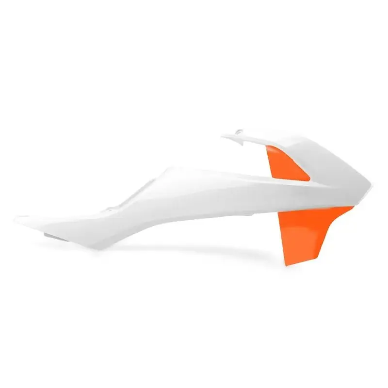 Ouïes de radiateur polisport orange/blanc ktm sx65