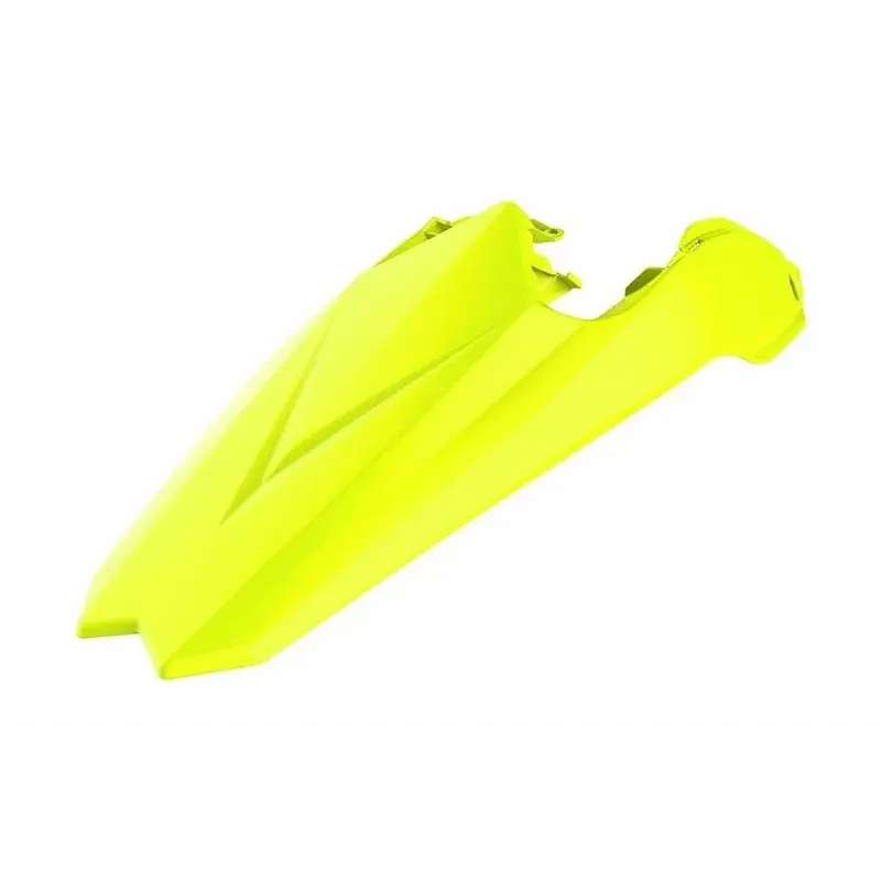 Garde-boue arrière + plaques latérales POLISPORT jaune fluo Beta RR