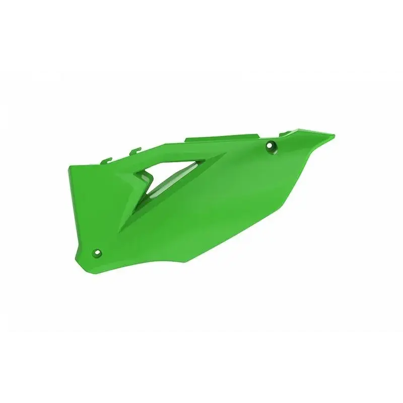 Plaques latérales polisport vert kawasaki kx450