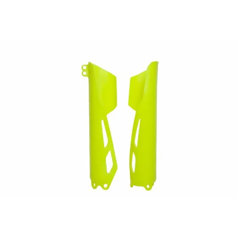 Protections de fourche RACETECH jaune fluo Honda CRF250R/450R