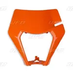 Plaque numéro frontale UFO orange KTM EXC/EXC-F
