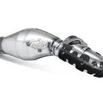 Protection d&#039;échappement POLISPORT long rouge