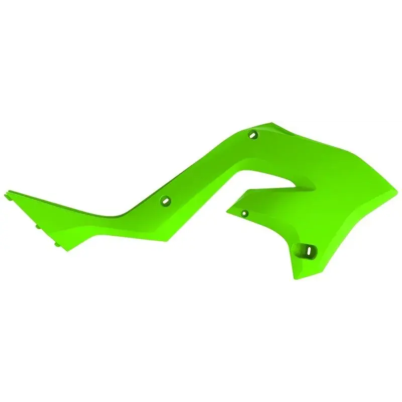Ouies de radiateur POLISPORT vert citron Kawasaki KX125/250