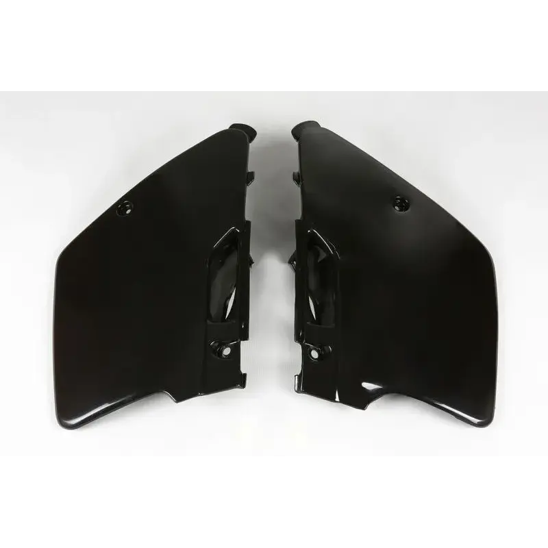Plaques latérales UFO noir Kawasaki KX125/250