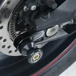 Pions de bras oscillant avec platine R&amp;G RACING noir Triumph