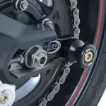 Pions de bras oscillant avec platine R&amp;G RACING noir Triumph