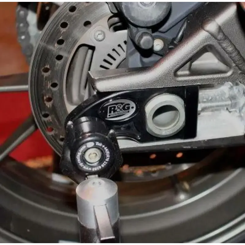 Pions de bras oscillant R&G RACING avec platine noir BMW S1000R/RR