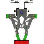 Support de plaque V PARTS noir Suzuki GSR750