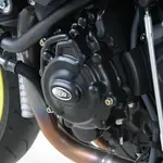 Couvre-carter gauche (alternateur) R&amp;G RACING noir Yamaha MT-10