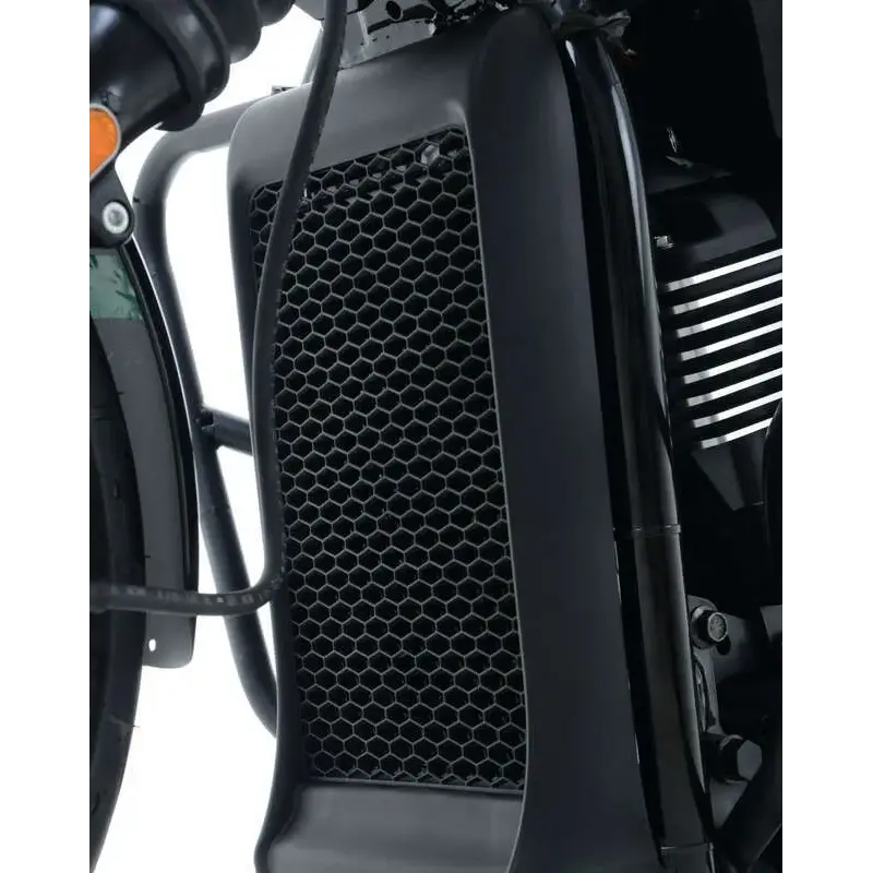 Protection de radiateur R&G RACING alu noir Harley Davidson Street 750
