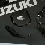 Couvre-carter gauche R&amp;G RACING noir Suzuki GSX-R750